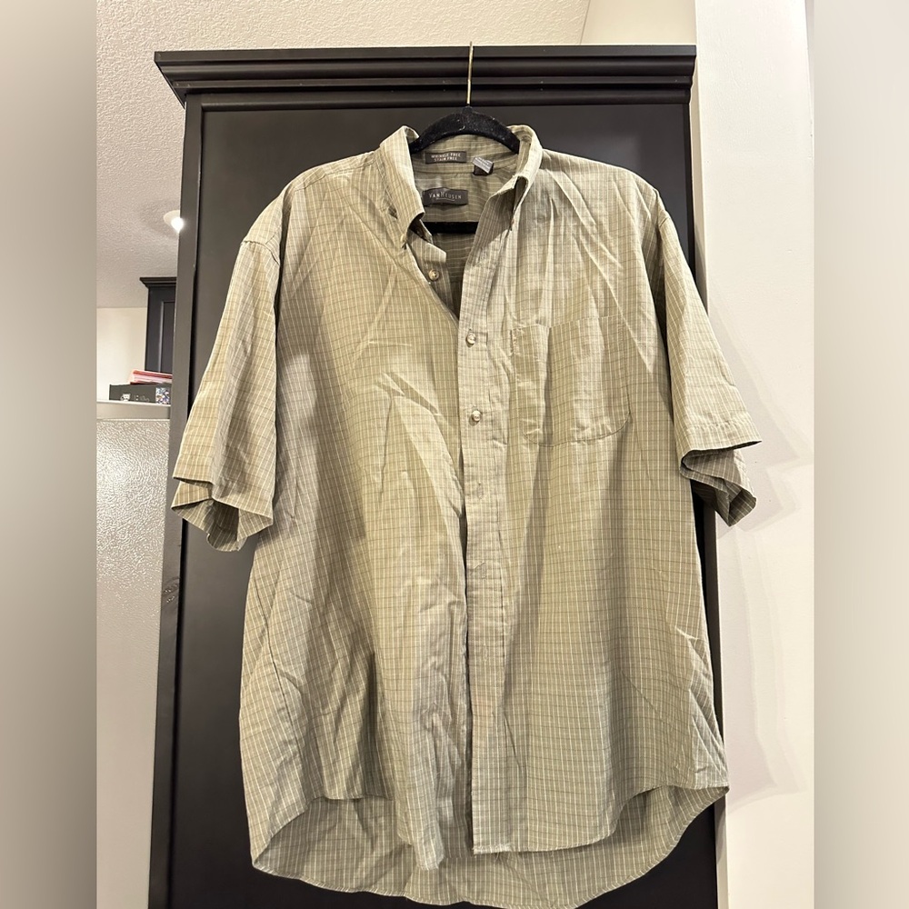 Men's Green Checkered Shirt